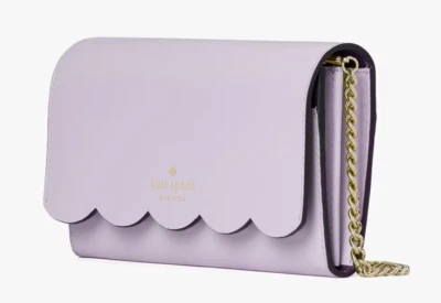 Bolso Bandolera Kate Spade Gemma Cuero Violeta Claro Cadena WLR00552 Cartera Nuevo con Etiquetas Foto 1 de 4