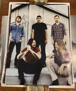 Foo Fighters Wasting Light Album 2011 Promo Photo Glossy Poster 31x24â€� Rare Htf