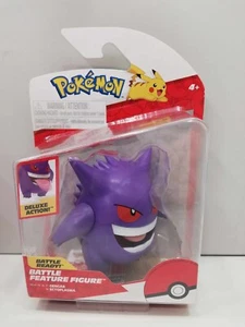 Pokemon Battle Feature Figure - Gengar Deluxe Action - HTF New - Picture 1 of 3