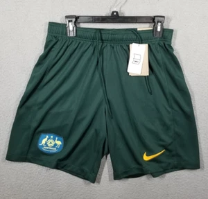 Nike Australia 2023 Men Large Matilda’s Stadium Home Dri-FIT Football Shorts - Picture 1 of 12