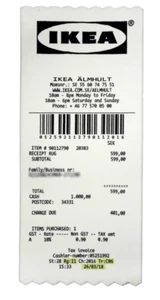 Virgil Abloh (Louis Vuitton, Off-White) x IKEA MARKERAD "RECEIPT" Rug, 2019 New - Picture 1 of 2