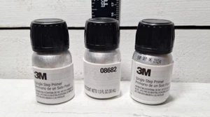 Lot of 3 - 3M 08682 Single Step Primer 1 FL OZ - 30 mL Bottles Black - EXPIRED - Picture 1 of 4