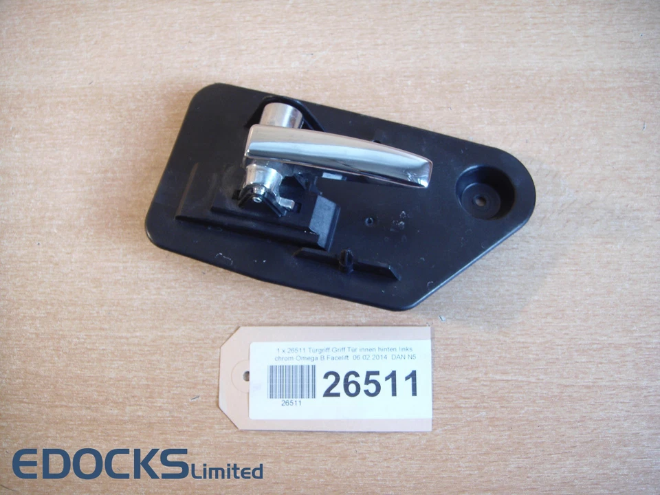 Türgriff griff Tür innen hinten links chrom Omega B Facelift Opel - Bild 1 von 1