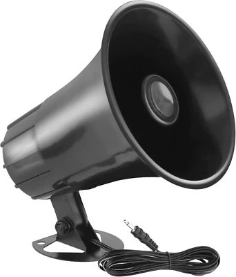 Pyle Portable PA Speaker - All-Weather Mono Trumpet Horn Speaker, 5” Outdoor PA - Image 1 of 4