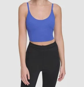 Calvin Klein Performance Women's Blue Low Impact Crop Top Size XL - Picture 1 of 1