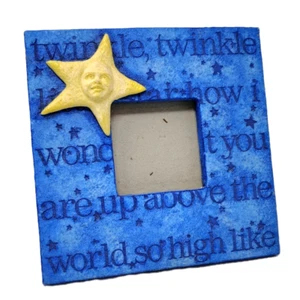 Cornice portafoto 3D Twinkle Little Star blu celeste asilo bambino bambino UDC - Foto 1 di 15