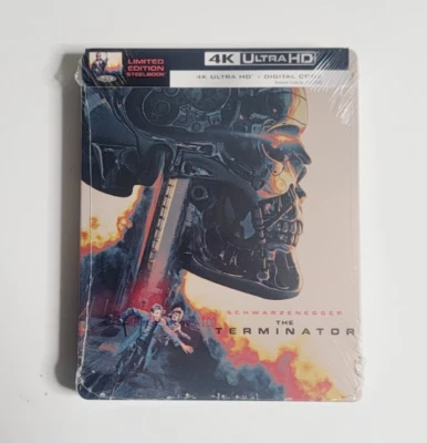 The Terminator Limited Edition Steelbook - 4K Ultra HD + Digital  - Sealed - Image 1 of 4