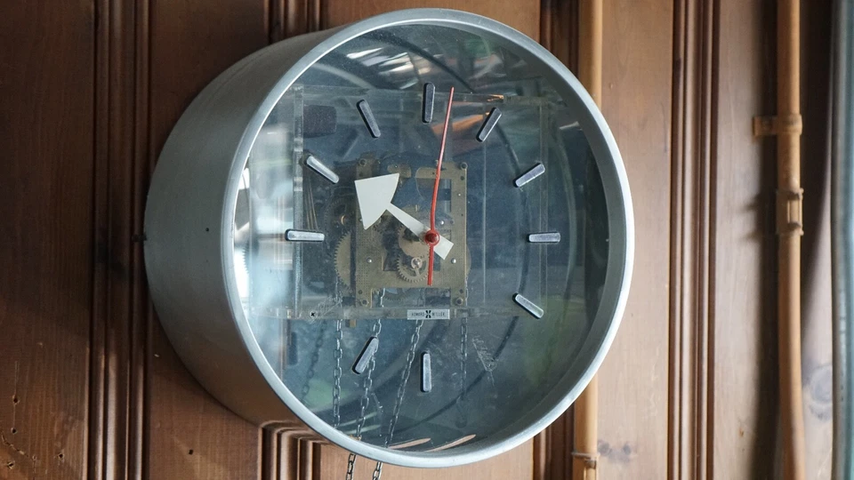 Pendulum Clock by Howard Miller Clock Co. designed by George Nelson - Image 1 of 4