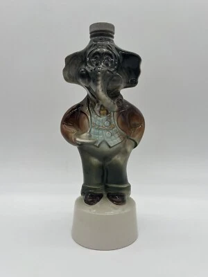 Vintage Jim Beam Decanter Elephant Decanter Political Campaign Republican Decor - Image 1 of 4