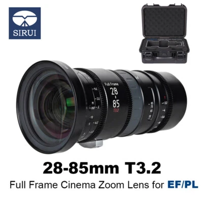 Lente de cine con zoom MF de fotograma completo SIRUI Jupiter 28-85 mm T3,2 para montura Canon EF/PL Foto 1 de 4