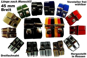 Bretelle larghe 45 mm molte lunghezze/colori clip extra forti spedizione lampo - Foto 1 di 18