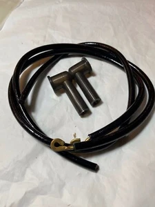 Kit de cables de bujía Harley 1930-60 con campanas VL RL cabezal de nudillo fabricante de equipos originales # 1596-30 ee. uu. - Imagen 1 de 4