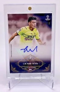 2020-21 Giovanni Reyna Topps Deco Curated Borussia Dortmund handsigniert 48/49 - Bild 1 von 3