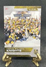 22/23 Topps Now NHL Sticker 429 LAS VEGAS GOLDEN KNIGHTS CHAMPIONS SP