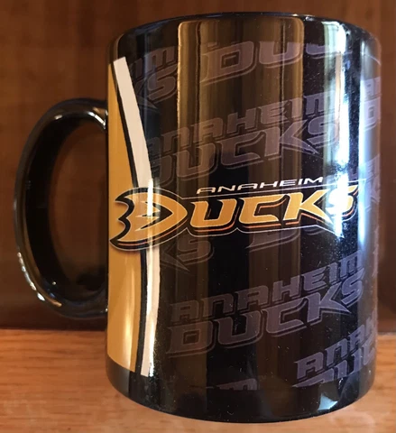 NHL Anaheim Ducks Porcelain/Ceramic Mug Coffee Cup Hockey Brand New Never Used Cover