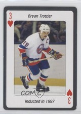 2006 Frameworth Hockey Hall of Fame Legends Playing Cards Bryan Trottier #3H HOF