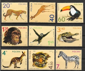 POLEN SG2147/55 1972 ZOOTIERE SET POSTFRISCH - Bild 1 von 1