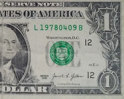 APRIL 9th 1978 Birthday Anniversary Date Note One Dollar Bill Series 2021 - Image 1 of 3