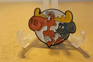 CARTOON ROCKY AND BULLWINKLE PIN - Bild 1 von 2