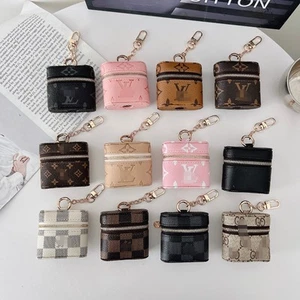 Mini sac en cuir 3D étui antichoc ornement pour Apple AirPods 4 Pro 1/2 - Photo 1 sur 40