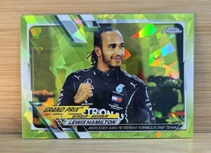 LEWIS HAMILTON 2021 TOPPS CHROME F1 SAPPHIRE CHARTREUSE #152 /199 - Picture 1 of 2