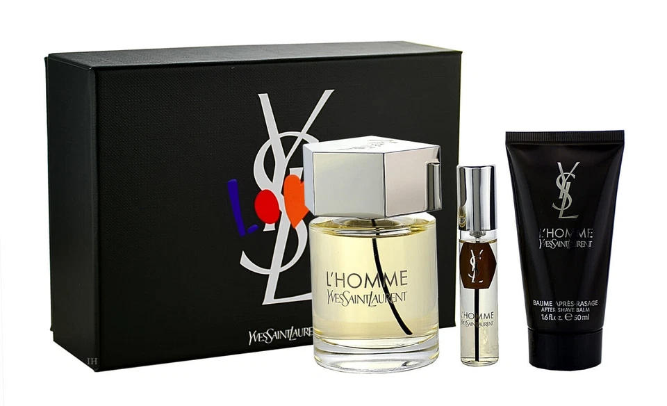 YVES SAINT LAURENT Ýves Saint Laurent L ´Homme 100ml EDT & 10ml EDT &50ml After Shave Balm