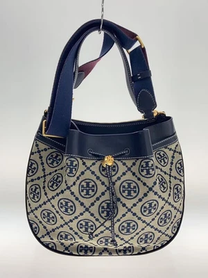TORY BURCH shoulder bag canvas khaki allover pattern - Image 1 of 4