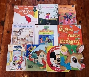 Lot Of 10 Vintage Children's Paperback Golden & Please Read To Me Books - Picture 1 of 12