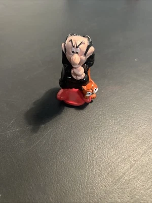 Schlümpfe Figur Gargamel mit Azrael – Peyo Vintage - Bild 1 von 3