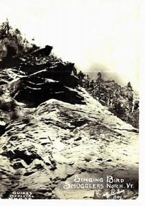 Smuggler's Notch VT Singing Bird RPPC Unusd - Picture 1 of 2