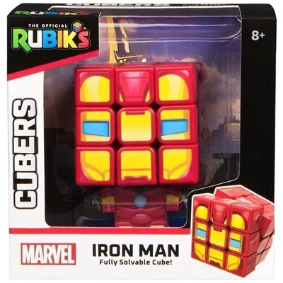 Rubik’s Cube – Iron Man Cuber | Marvel 3x3 Puzzle Toy & Collector Display - Image 1 of 4