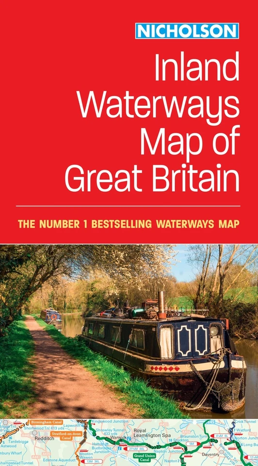 Inland Waterways Maps Of Great Britain by Nicholson Waterways Guides | Sheet Map - Image 1 of 1