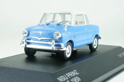 WhiteBox 1/43 NSU Prinz 30E 1959 blu/bianco WB281 - Immagine 1 di 2