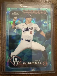 2024 Topps Cromo - Jack Flaherty Aqua & Blue Lava Lámpara Refractor/175 - Imagen 1 de 2