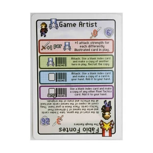 Level 99 Pixel Tactics Pixel Tactics - Game Artist / Fabio Fontes Bag NM - Picture 1 of 2