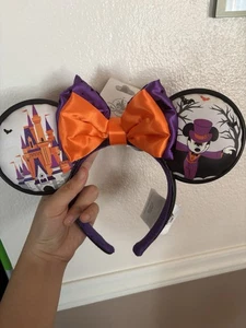 2025 Disney Parks Mickey’s Not So Scary Halloween Party Minnie Ears Headband - Picture 1 of 4