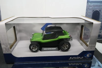 SOLIDO SCALA 1/18 1968 MEYERS MANX DUNE BUGGY IN VERDE CON TOP NERO! VHTF NEGLI USA! - Immagine 1 di 4