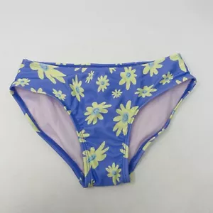 Art Class Girls Size Medium 8 Floral Print Bikini Swim Bottoms in Purple 1241 - Picture 1 of 6