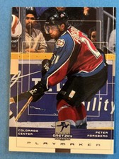 Peter Forsberg HOF 1999-00 Upper Deck Wayne Gretzky Hockey #51 Colorado Avs