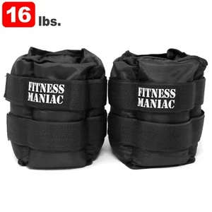 Ankle Weights Pair Leg Wrist Adjustable Strap Women Men Weighted Walking Jogging - Picture 1 of 28