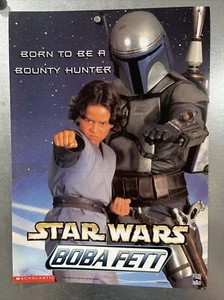 SELTENES STAR WARS (2002) 10" x 14" DOPPELSEITIGES PROMO POSTER BOBA FETT/ANAKIN - Bild 1 von 4