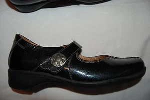 Dunkelanthrazitgraue Lackleder Sanita Mary Jane Halbschuhe EU 41 US 10 - Bild 1 von 9