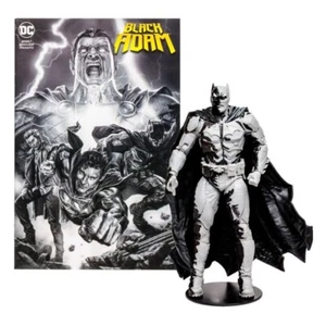 Batman McFarlane Toys Action Figure Black Adam B/N B/W - Foto 1 di 14
