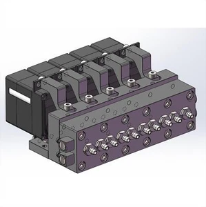 Metall Umschaltventil 4CH für 1/14 1/16 RC Dozer Bagger Lader - Picture 1 of 3