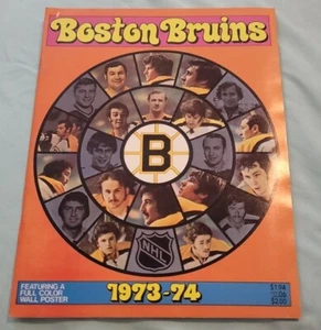 1973-74 Boston Bruins Yearbook Bobby Orr Esposito NHL Stanley Cup - Picture 1 of 2
