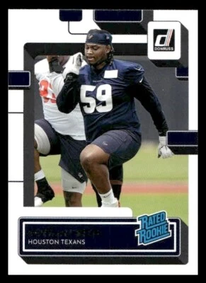 2022 Donruss #354 Kenyon Green Rookie Houston Texans - Image 1 of 2