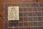 NEW ANN-TICPATIONS Sleeping Bear Glasses Wood Rubber Stamp R