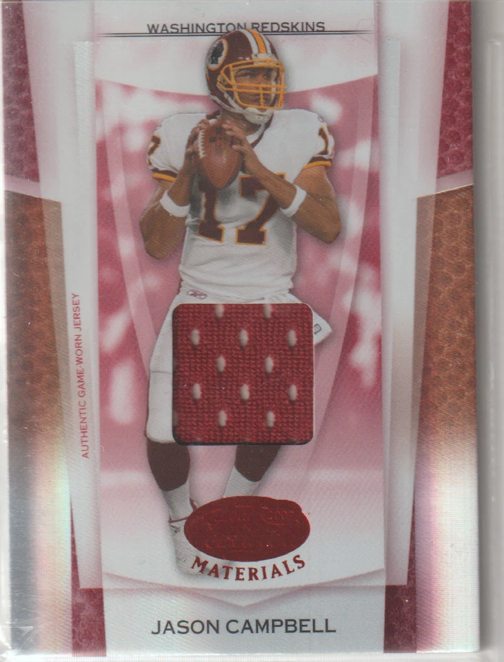 2007 Leaf Certified Mirror Red Materials #16 Jason Campbell 90/125 - Image 1 of 1