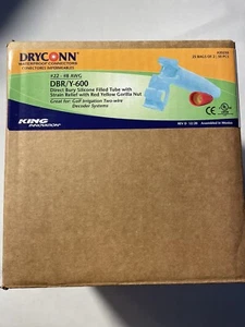 (Qty 50) King Innovation DBR/Y-600 Silicone Tube w/Red & Blue Nut Part #20230 - Picture 1 of 2