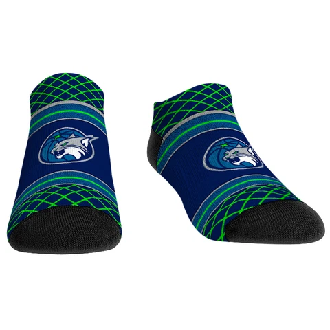 Rock Em Socks Minnesota Lynx Net Striped Ankle Socks Cover